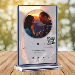 Cornice in acrilico + Canzone personalizzata
